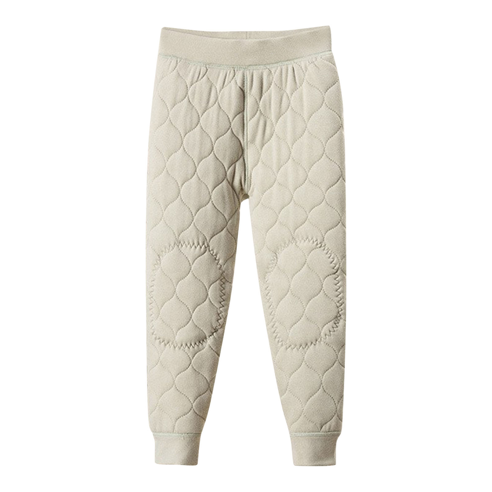 Hduncf Boys Girls Thermal Bottom Underwear Base Layer Pants Insulated Ski Warmth Quilted Long Pant Home Wear Green 100